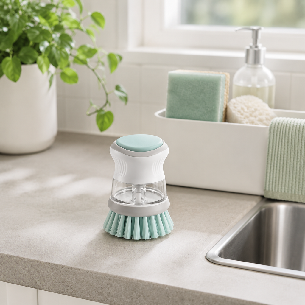 3-in-in-1 Soap Dispensing Palm Scrub