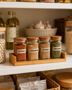 4-Piece Glass Seasoning Jar Set