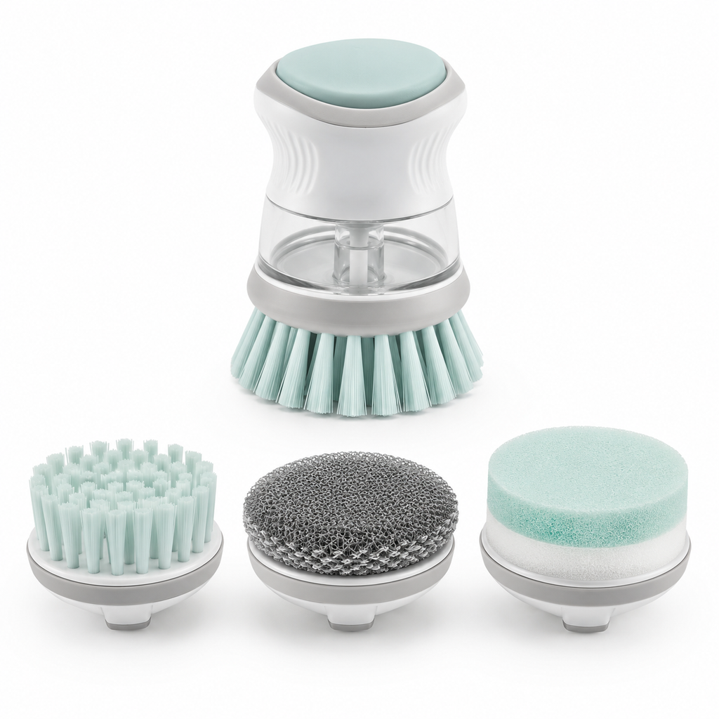 3-in-in-1 Soap Dispensing Palm Scrub