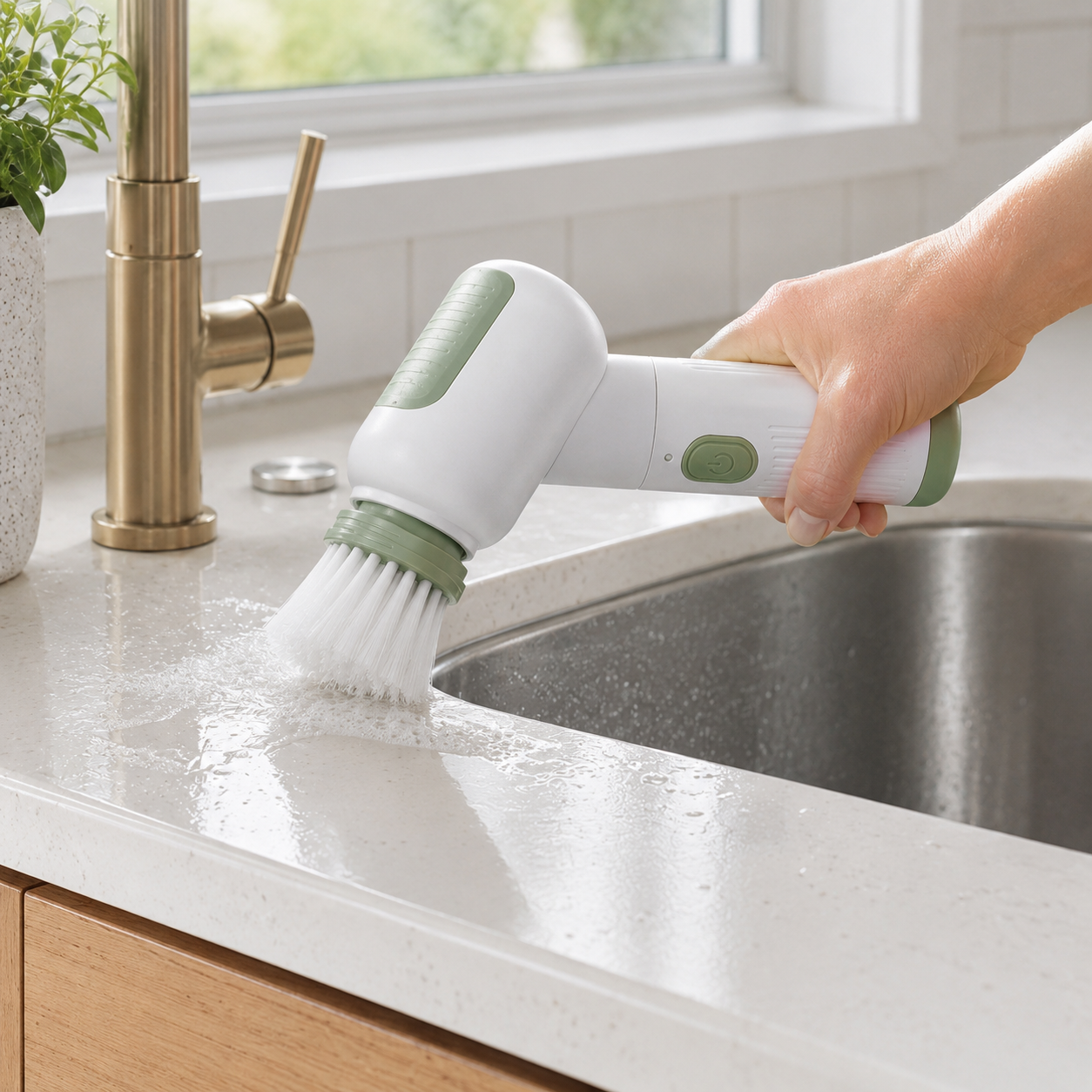 4-in-1 Electric Rotating Cleaning Brush Set